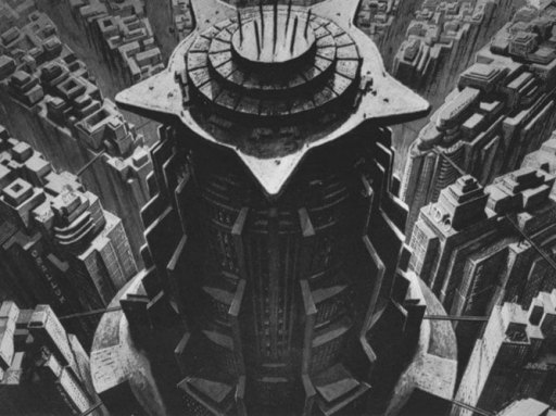 La arquitectura de "Metrópolis" está sin duda influenciada por los rascacielos de Nueva York, que F. Lang conoce en un viaje previo